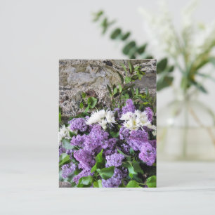 GARTENBLUMEN POSTKARTE