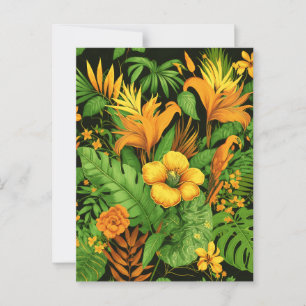 Gartenblumengarten Blume Pflanze Grüne Natur Postkarte