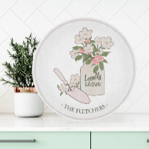 Gartenblumenmonogramm