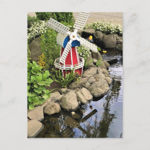 Gartendekoration Postkarte