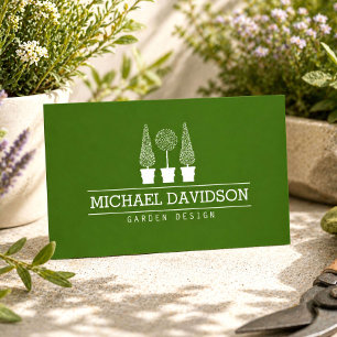 Gartendesigner Visitenkarte