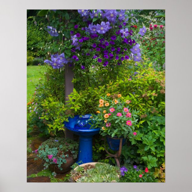 Gartendesigns in unserem Garten Sammamish, 2 Poster (Vorne)