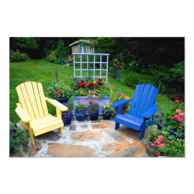 Gartendesigns in unserem Garten Sammamish, 4 Fotodruck (Vorne)