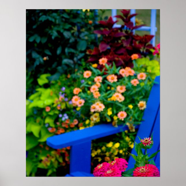 Gartendesigns in unserem Garten Sammamish, Poster (Vorne)