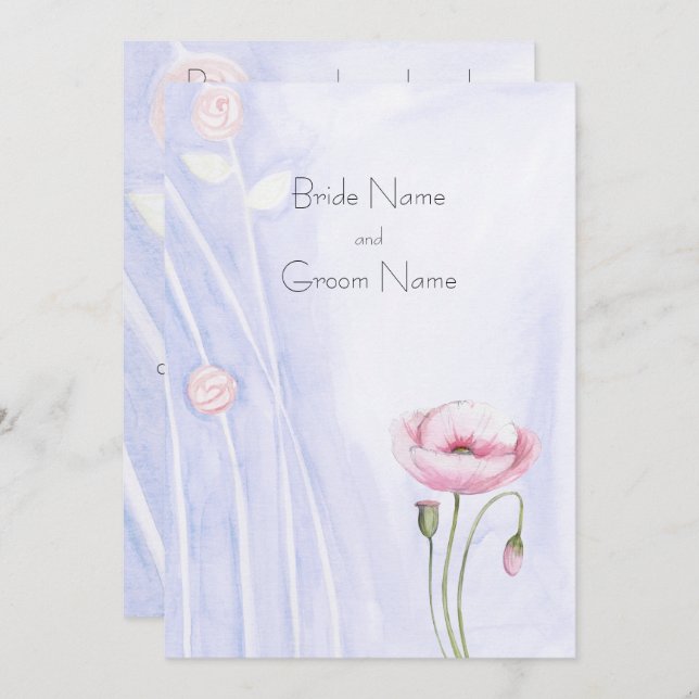 Garteneinladung Einladung (Vorne/Hinten)