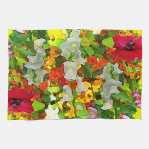 Gartenfarben Geschirrtuch
