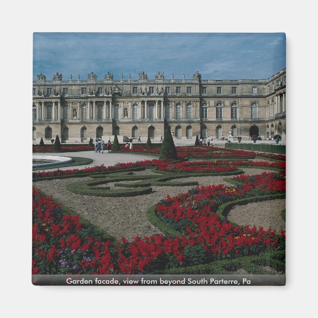 Gartenfassade, Blick von außerhalb Südparterre, Pa Magnet (Vorne)