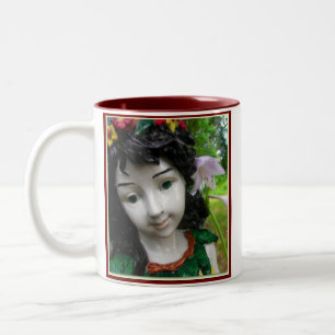Gartenfee-Tasse Zweifarbige Tasse