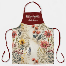 Gartenflora Personalisiert überall Schürze