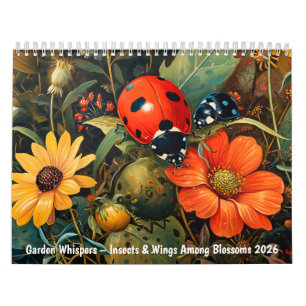 Gartenflüstern – Insekten & Flügel unter Blüten 2 Kalender