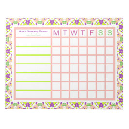 Gartengarten baut Ihren eigenen Planerplan Notizblock