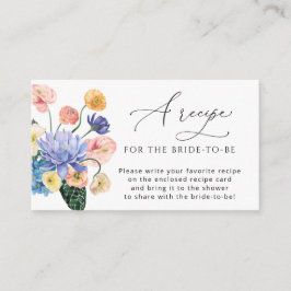 Gartengarten Blume Bitte bringen Sie ein Rezept mi Begleitkarte