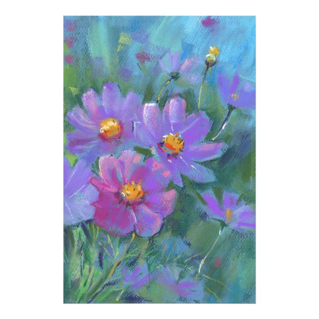 Gartengarten-Blume (Cosmos bipinnatus, mexikanisch Fotodruck (Vorne)