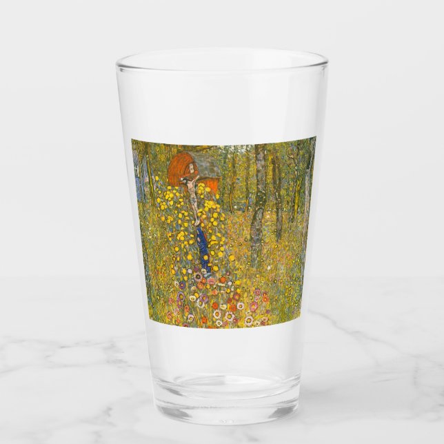 Gartengarten Gustav Klimt mit Crucifix Glas (Vorderseite)