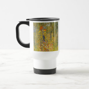 Gartengarten Gustav Klimt mit Crucifix Reisebecher