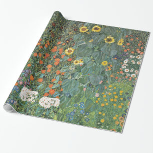 Gartengarten Gustav Klimt mit Sonnenblumen Gallery Geschenkpapier