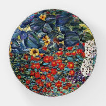 Gartengarten Gustav Klimt W/ Sonnenblumen Paperwei