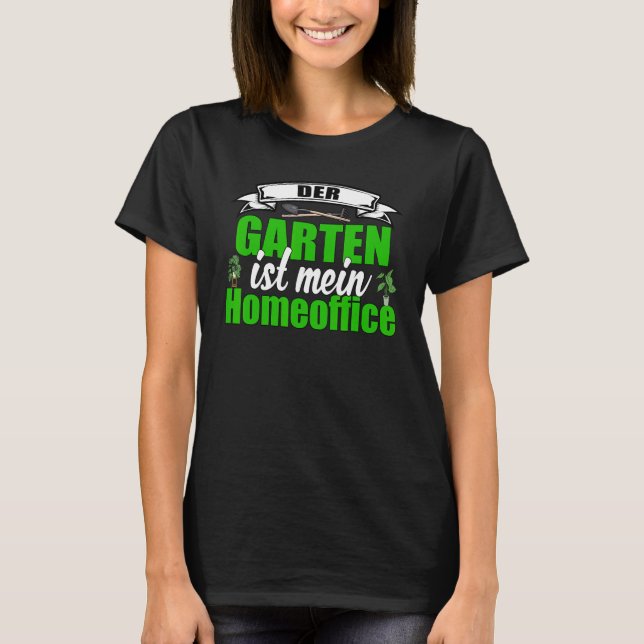 Gartengarten Rasenmäher Zuhause Office T-Shirt (Vorderseite)