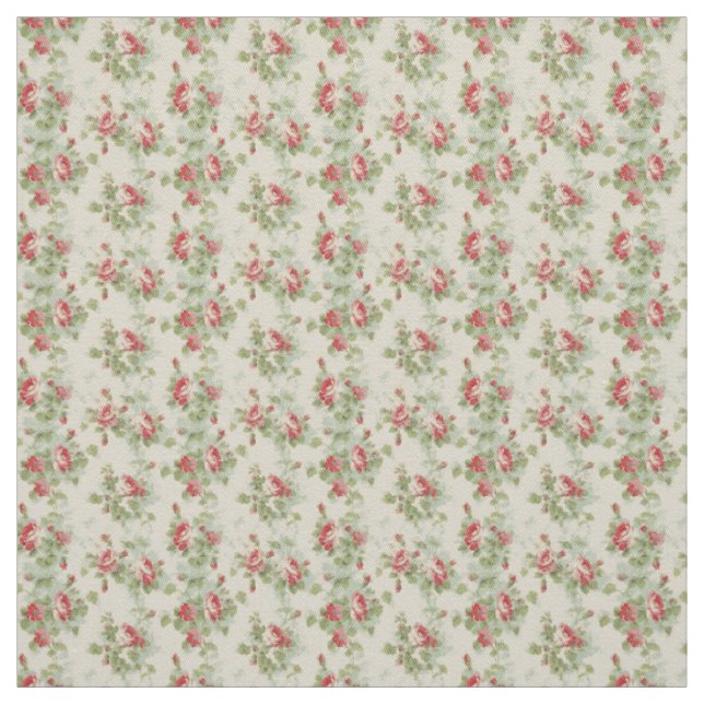 Gartengarten Rose Reben Shabby Chic Stoff (Muster)