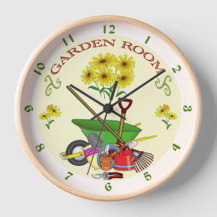 Gartengarten Zimmer Uhr Gartengarten