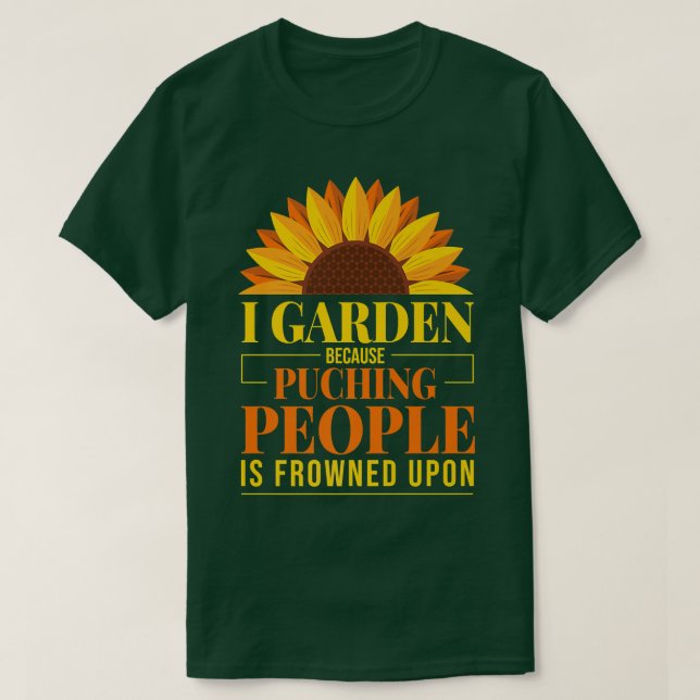 Gartengartenbau Blume - Sonnenblume Premiu T-Shirt (Design vorne)