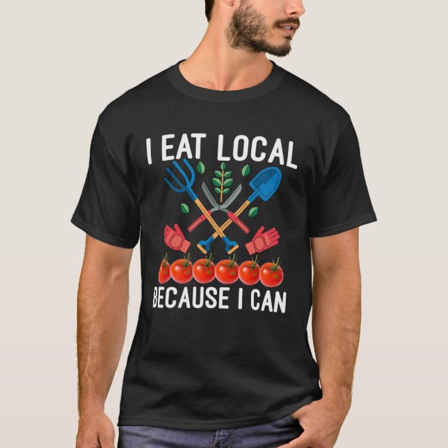 Gartengartenbau Gemüse Garten T-Shirt (Vorderseite)