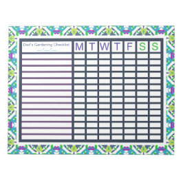 Gartengartenbauplaner Notizblock