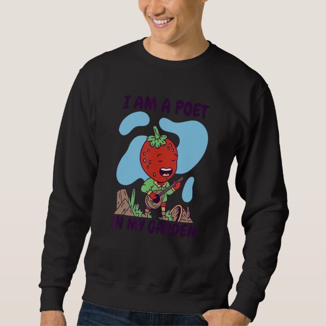 Gartengartengarten Pflanze bekämpft Tomate Sweatshirt (Vorderseite)