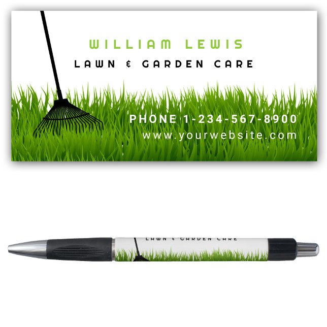 Gartengartenpflege Landschaften Landschaft Moderne Kugelschreiber (Garden Lawn Care Landscaping Modern Grass Rake Pen2)