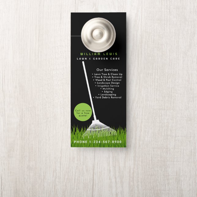 Gartengartenpflege Landschaften Landschaft Moderne Türanhänger (Auf Knauf)