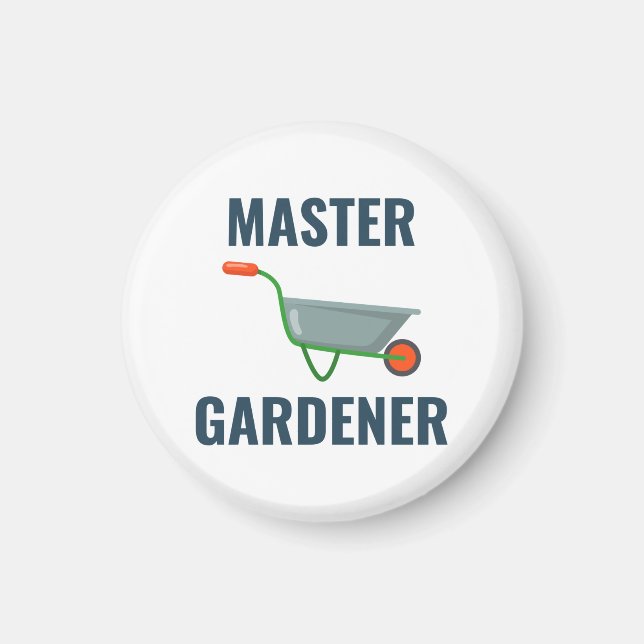 Gartengärtner Funny Sprichwort Geschenk Magnet (Vorne)