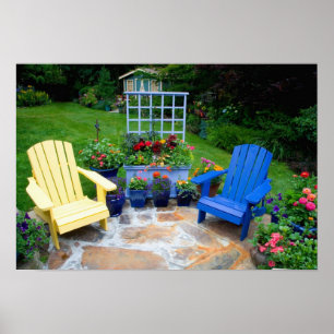 Gartengestaltungen in unserem Garten Sammamish, 4 Poster