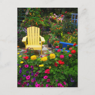 Gartengestaltungen in unserem Garten Sammamish, Postkarte