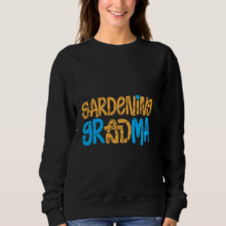 Gartengrandma Blumengarten Grandmoth Sweatshirt