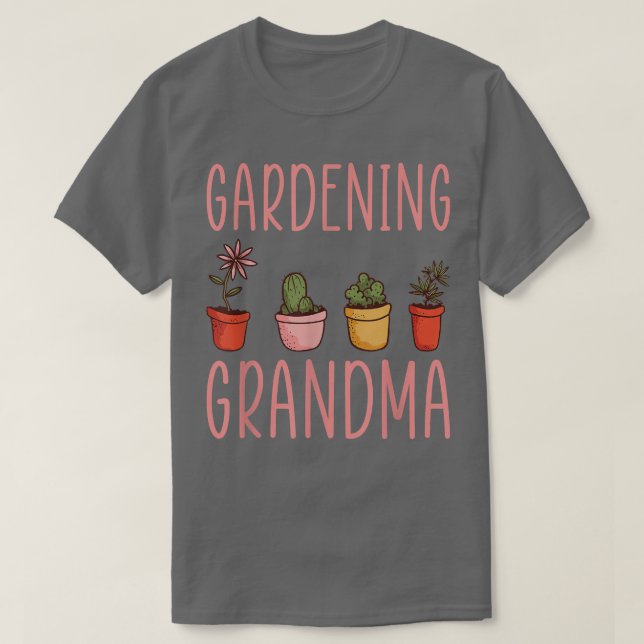 Gartengrandma Shirt Blumengarten Grandma (Design vorne)