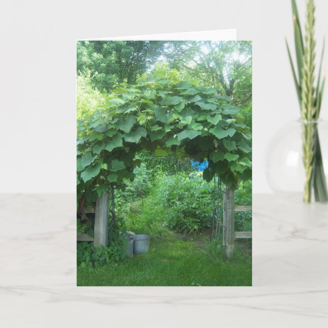 Gartengrüße Karte (Vorderseite)