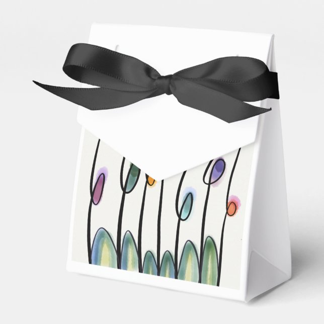 Gartenhochzeit oder Party Geschenkschachtel (Vorderseite)