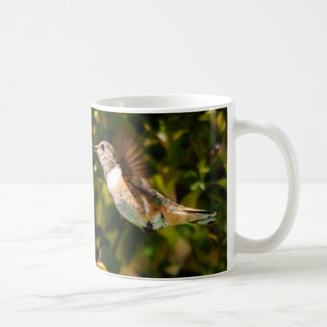 Gartenjuwel: Ein schwebender Kolibri Kaffeetasse (Rechts)