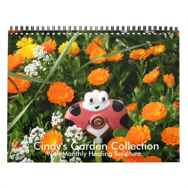 Gartenkalender von Cindy mit Heilwörtern Kalender (Titelbild)