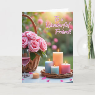 Gartenkarte "Gestreifte Freundschaft" Karte