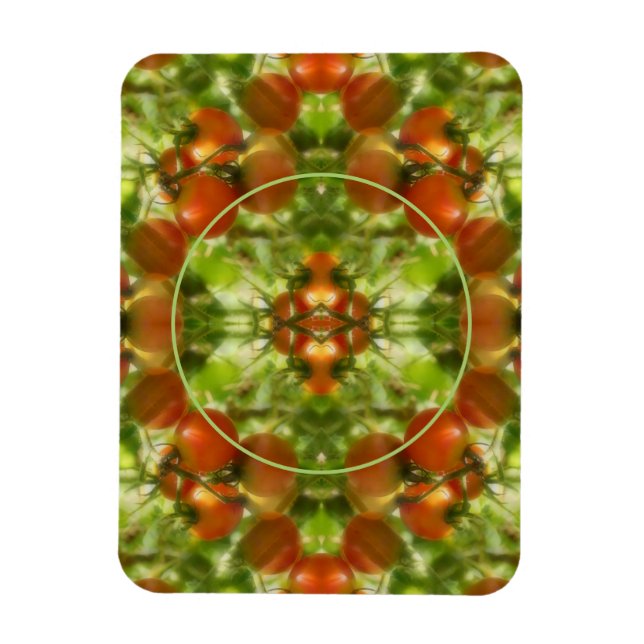 Gartenkirsche Tomaten Natur hinzufügen Ihr eigenes Magnet (Vertikal)