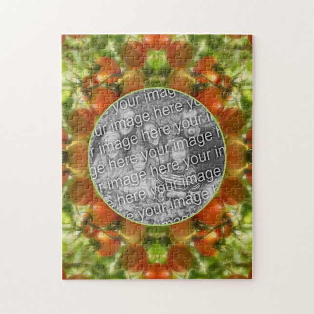 Gartenkirsche Tomaten Natur hinzufügen Ihr eigenes Puzzle (Vertikal)