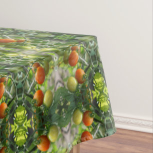 GartenkirschTomaten Abstrakte Natur Tischdecke