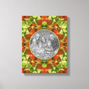 GartenkirschTomaten gestalten Ihr eigenes Foto Leinwanddruck