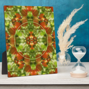 Gartenkirschtomaten Natur hinzufügen Foto Fotoplatte