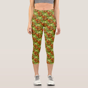 Gartenkirschtomaten Naturmuster Capri Leggings