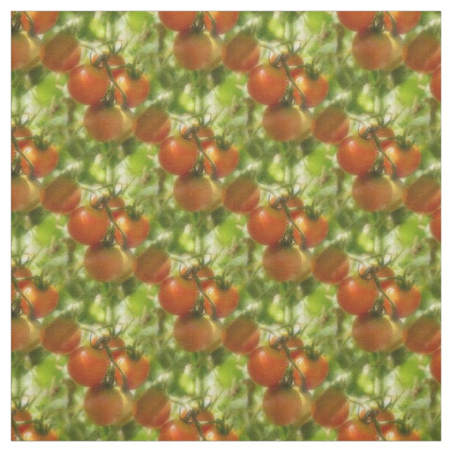 Gartenkirschtomaten Naturmuster Stoff (Muster)