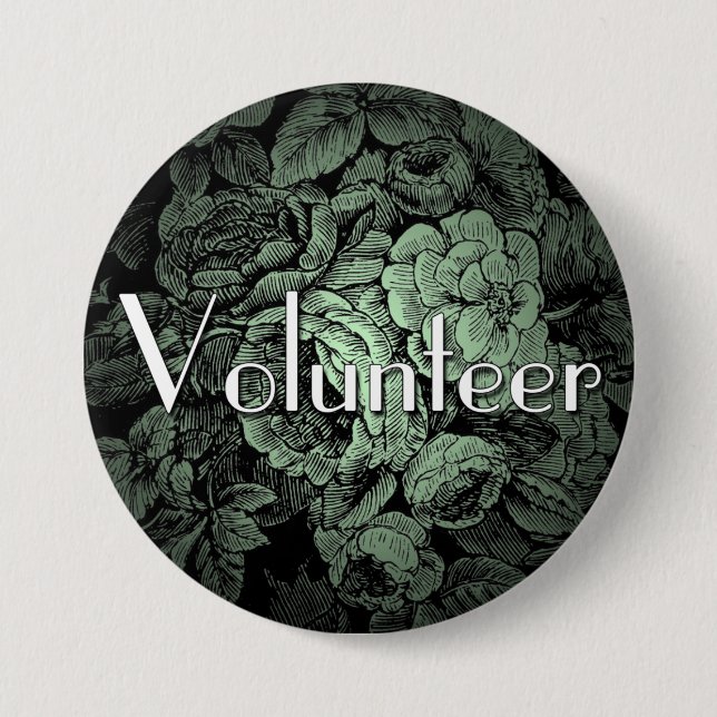 Gartenknopf: Volunteer Button (Vorderseite)