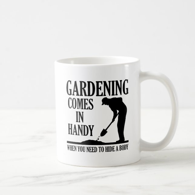 Gartenkörper Funny Mug Kaffeetasse (Rechts)