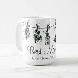 Gartenkräuter Beste Mama je Kaffeetasse